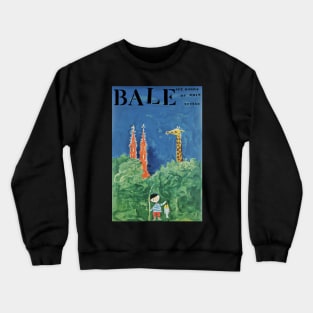 Bale,Basel,Switzerland,Travel Poster Crewneck Sweatshirt